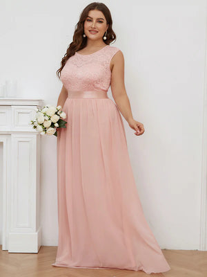Demi Bridesmaid Dress with Lace bodice