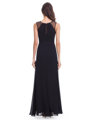Women's Elegant Sleeveless Long Evening Dress