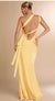 Andie Backless Maxi Dress One Shoulder with Skew Collar
