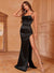 Split Thigh Satin Cami Formal Dress