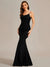 Mermaid Spaghetti Strap Evening Dress