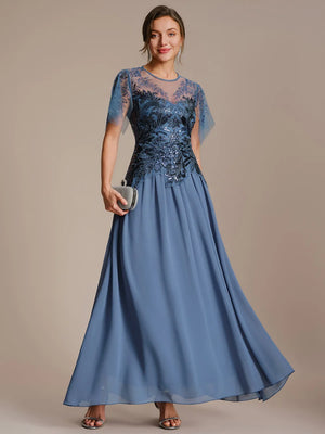 Harriet Beaded dress with Sleeves