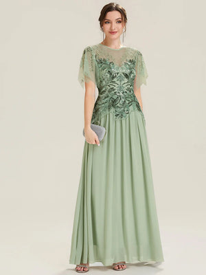 Harriet Beaded dress with Sleeves