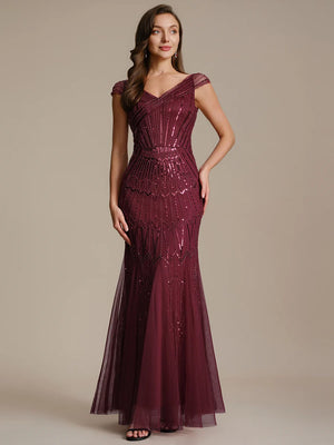 Frida Cap Sleeve Beaded dress