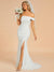 Angie Off shoulder fitted Wedding Dress