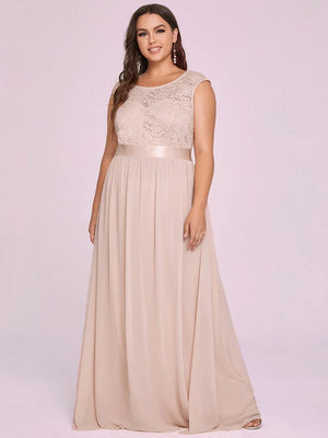 Demi Bridesmaid Dress with Lace bodice