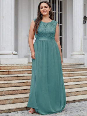 Demi Bridesmaid Dress with Lace bodice