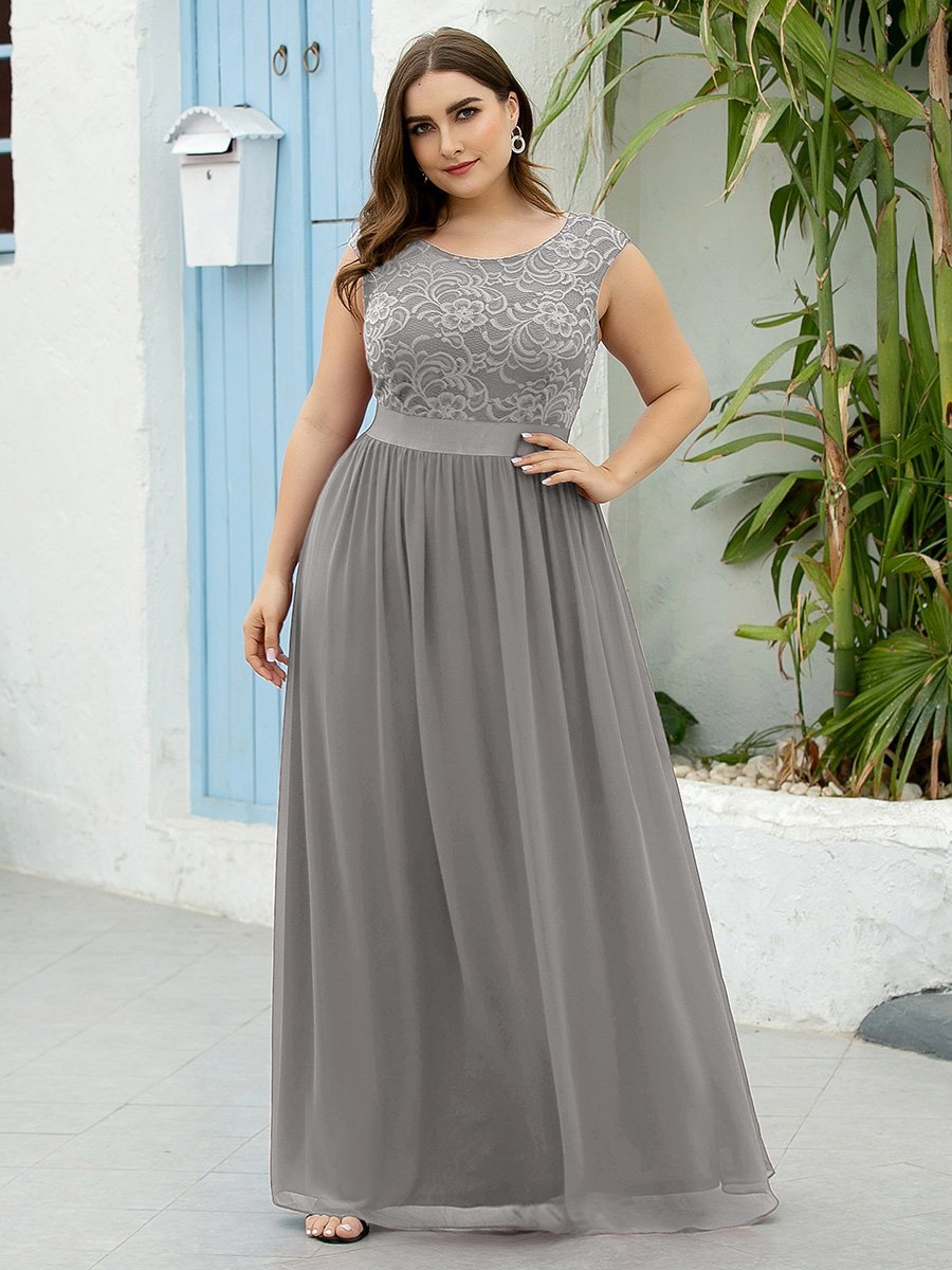 Demi Bridesmaid Dress with Lace bodice