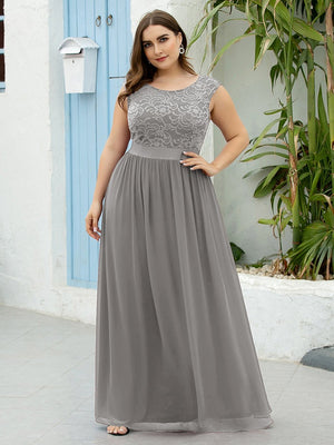 Demi Bridesmaid Dress with Lace bodice