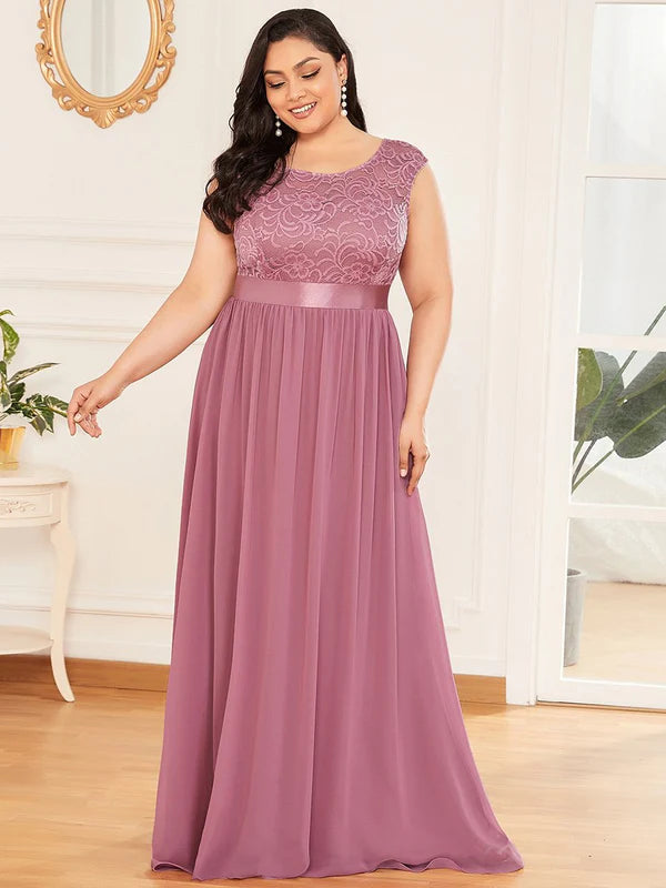 Demi Bridesmaid Dress with Lace bodice