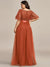 Lulu Sequin Print Maxi Long Evening Dresses with Cap Sleeve