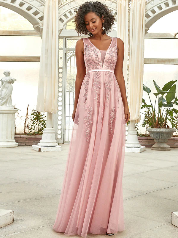 Plus Size Dresses Pink Bella Bridesmaids