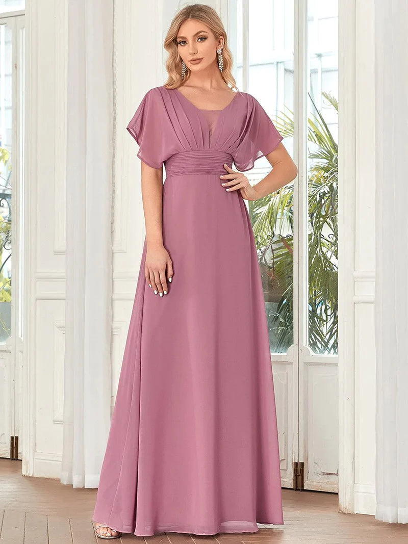 Sonya Empire Waist Chiffon Bridesmaids Dress