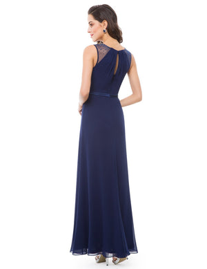 Women's Elegant Sleeveless Long Evening Dress