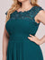 Shirley Lacey Neckline Bridesmaids Dress