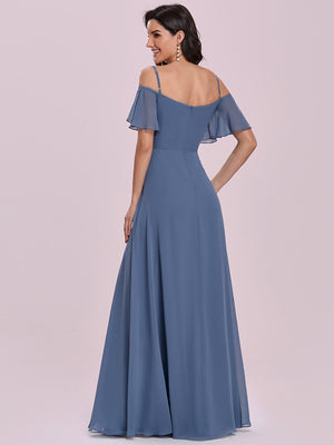 Gina Off shoulder Chiffon Bridesmaid Dress