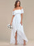 Dianne Off Shoulder Chiffon High Low Bridesmaid Dress