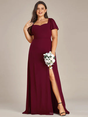 Charli Sweetheart A-Line Split Bridesmaid Dress