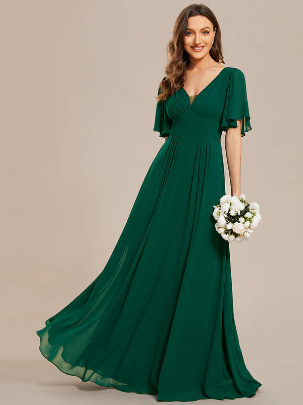Empire chiffon dress deals