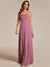 Nadene Draped Collar Floor Length Dress