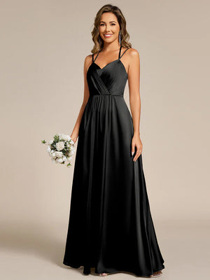 Tilly Halter Neck Satin Dress