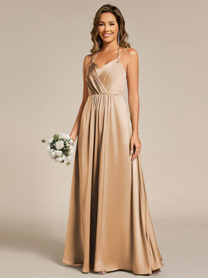 Tilly Halter Neck Satin Dress