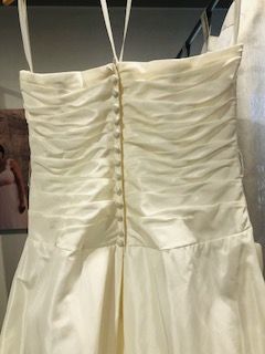 Strapless Satin wedding dress