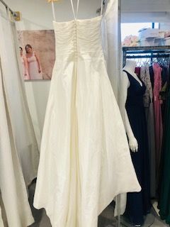 Strapless Satin wedding dress