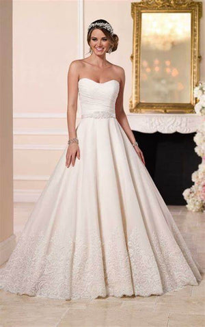 Stella York Strapless wedding Dress with jacket