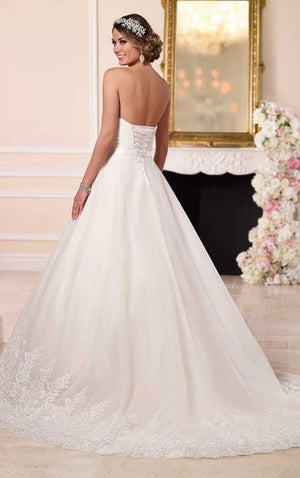 Stella York Strapless wedding Dress with jacket