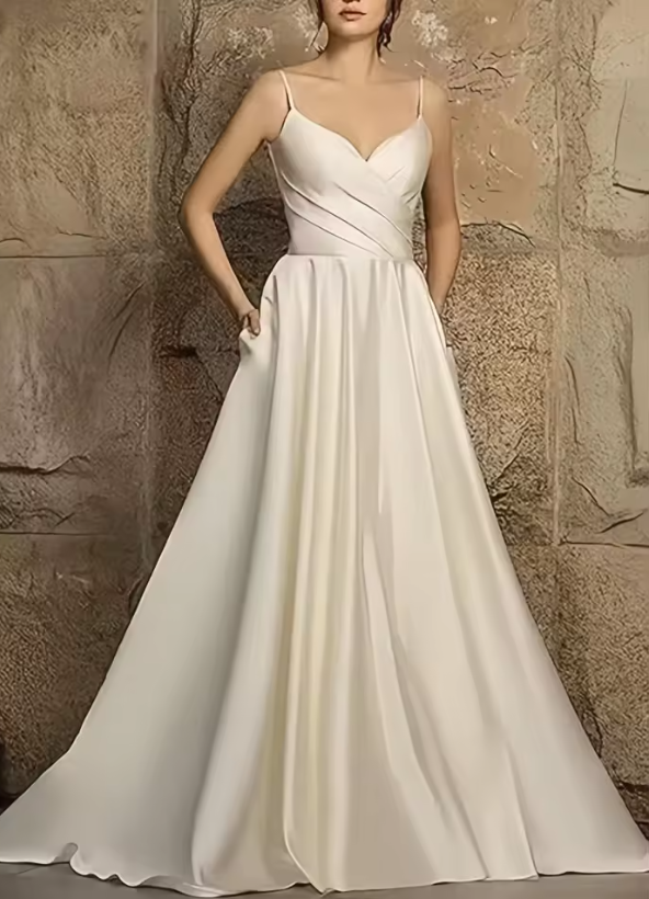 Kristal Satin Wedding Dress