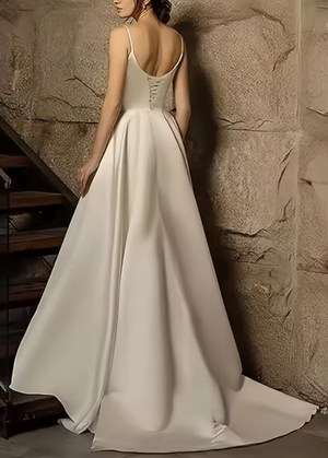 Kristal Satin Wedding Dress