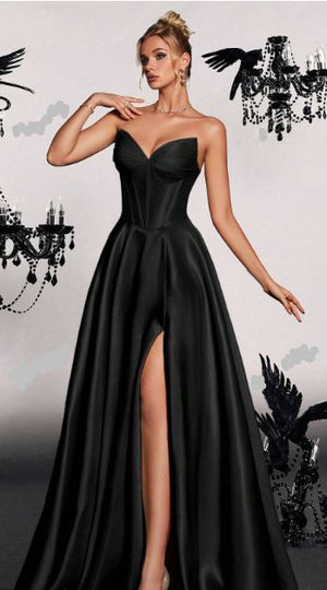 Kyra Satin Corset top dress