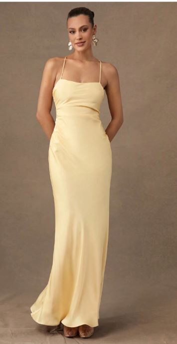 Lee Satin Strappy back dress