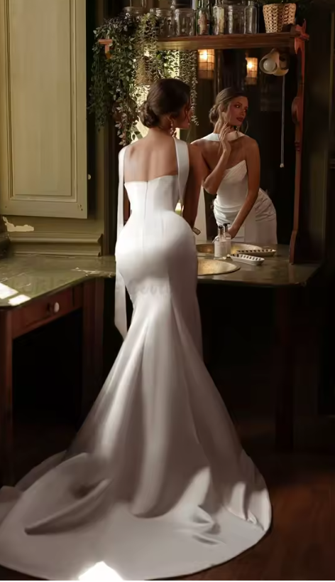 Lola Satin Wedding Dress