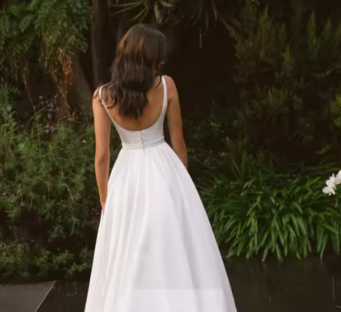 Lucy Satin Wedding Dress