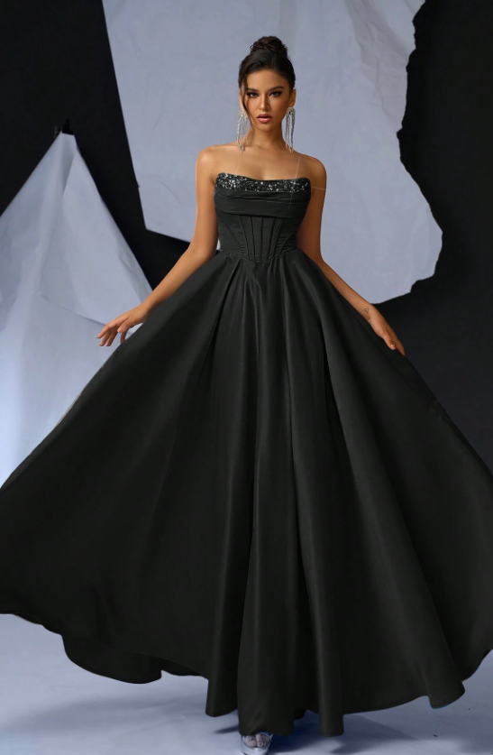 Serena Satin Ball Gown
