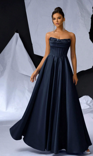 Serena Satin Ball Gown
