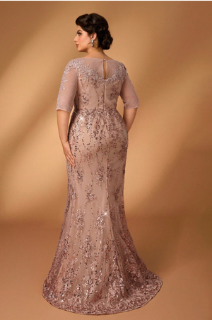Serina Sequin Evening Dress