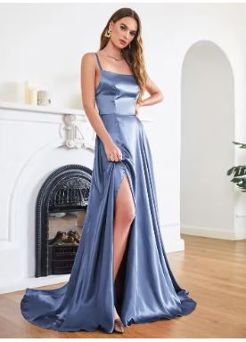 Talulla Split Thigh Satin Cami Dress