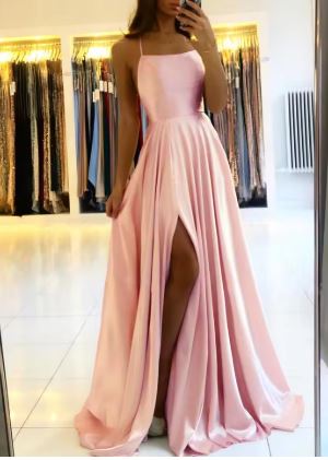 Talulla Split Thigh Satin Cami Dress