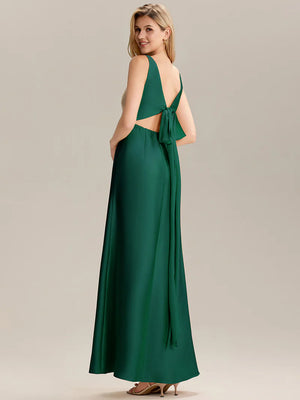 Tiffany Satin tie back Dress