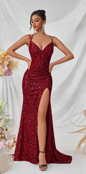 Zoe Corset top sequin dress