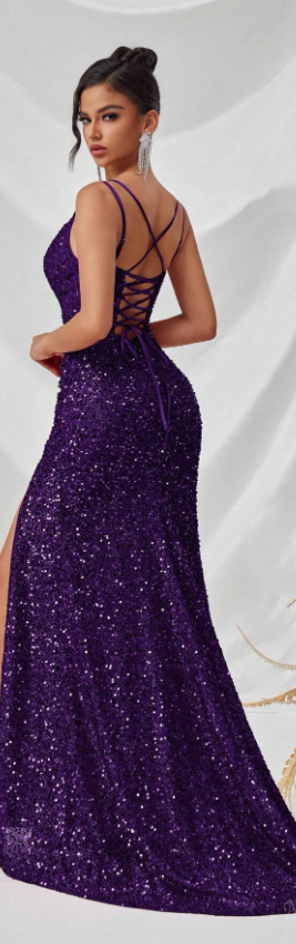 Zoe Corset top sequin dress