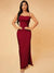 Sofia Satin split Thigh Cami Dress