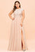 Elegant Jewel Chiffon Lace Bridesmaid Dress