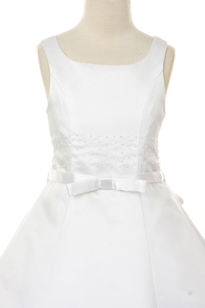 A-line Pearl Beaded Dress