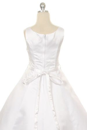 A-line Pearl Beaded Dress