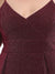 Stella Spaghetti Strap Evening Dress With Pleated Decoration