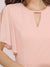 Chiffon Bridesmaid Dress with Asymmetrical Hem